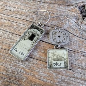 Christine Stoll - Time to Garden Earrings - Flower & Plant