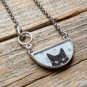 Christine Stoll - Lucky Cat Pendant Necklace