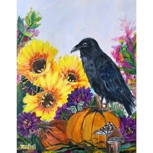 Rohini Mathur - Autumn Crow's Harvest Serenade